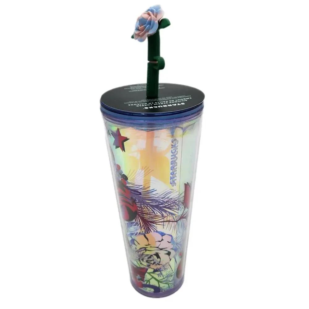 Christmas 2023 Starbucks Limited Edition Holiday Venti Cold Cup Tumbler Pastel